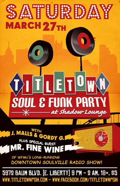 TITLE TOWN Soul & Funk Party with guest DJ MR. FINE WINE